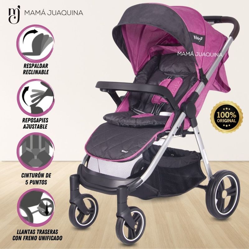 EBABY - Coche de Paseo «DASH» Edición Limitada Dark Pink