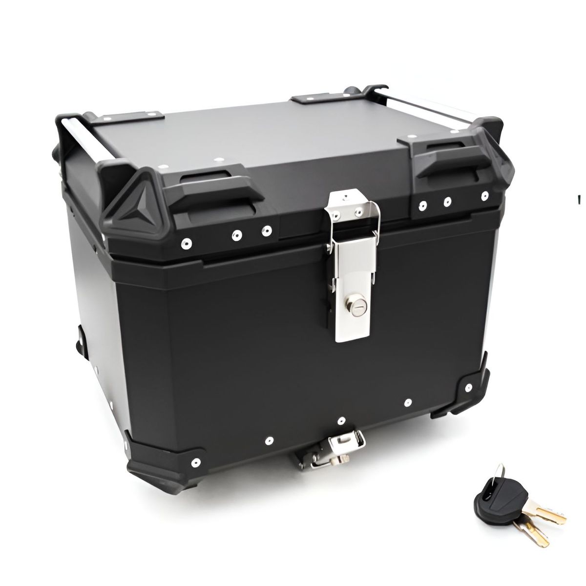 GENERICO - Cajuela Aluminio 45L Interior De Cuero + Llaves