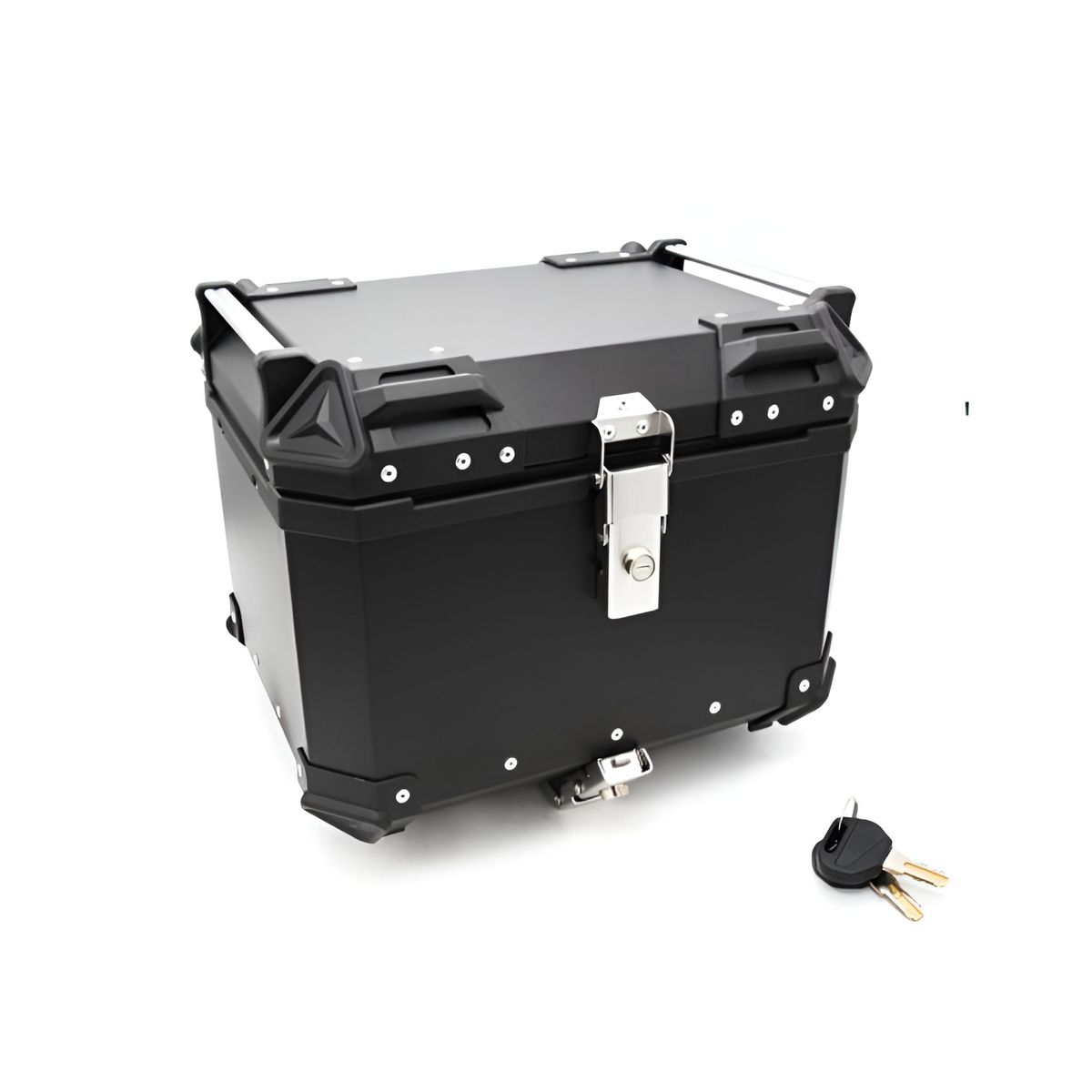 GENERICO - Cajuela Aluminio 45L Interior De Cuero + Llaves