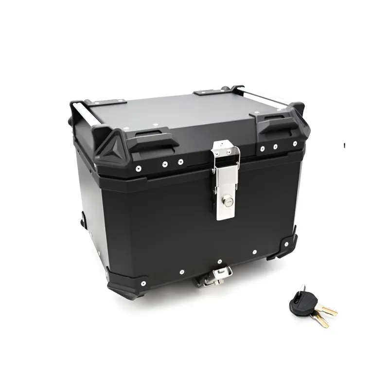 GENERICO - Cajuela Aluminio 45L Interior De Cuero + Llaves