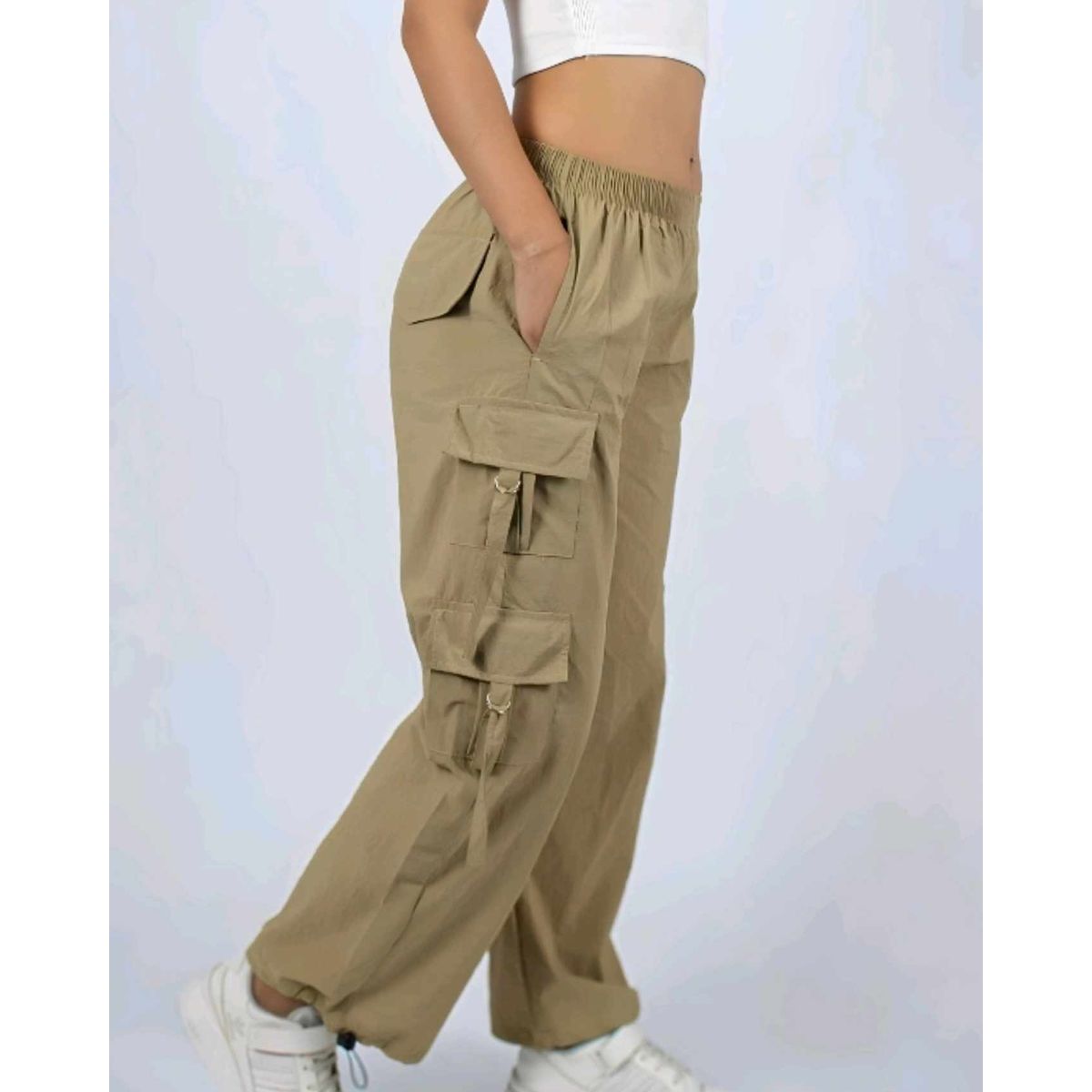 ENKI - Pantalón Cargo Parachic 6X Para Mujer