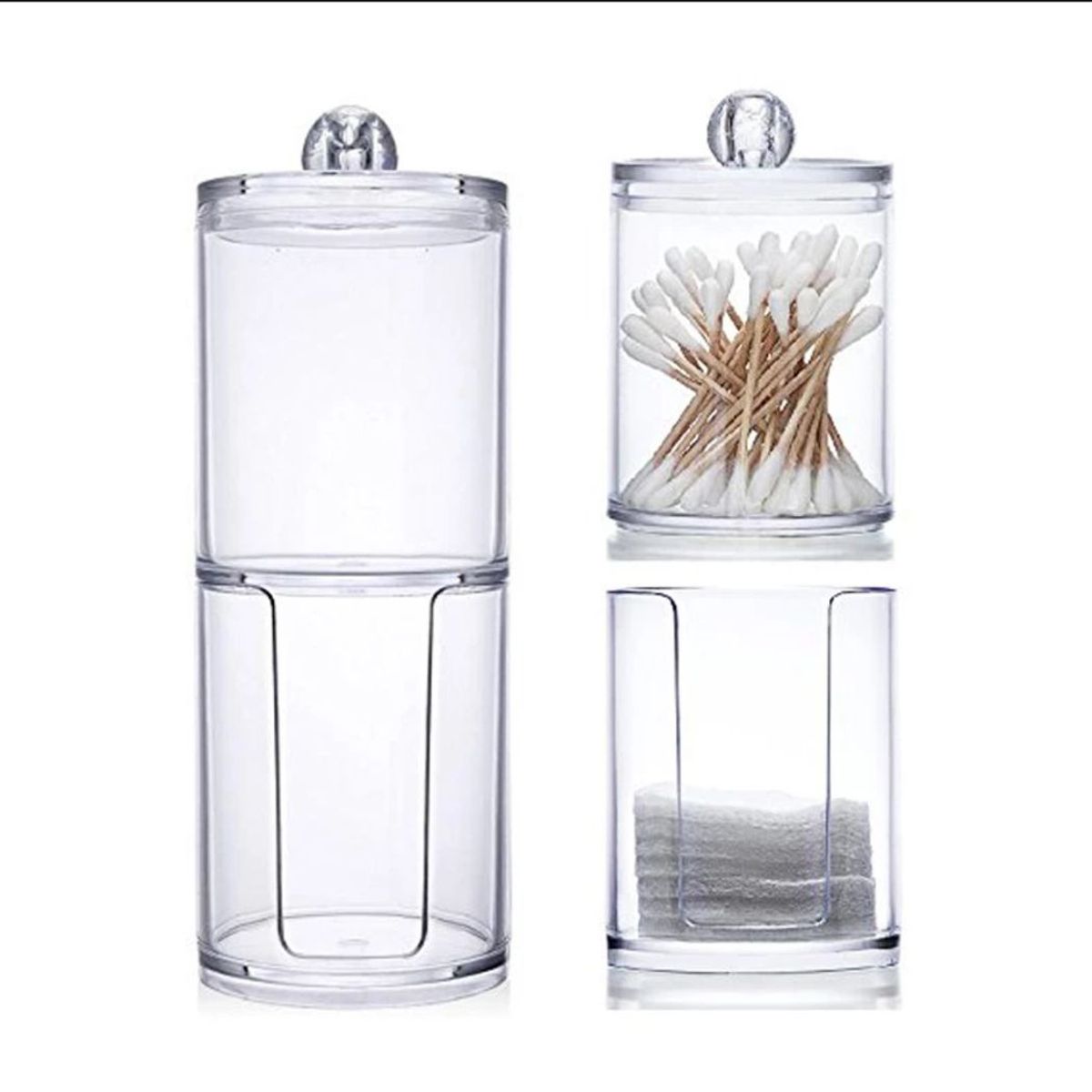 GENERICO - ORGANIZADOR PORTA HISOPOS DE ACRILICO