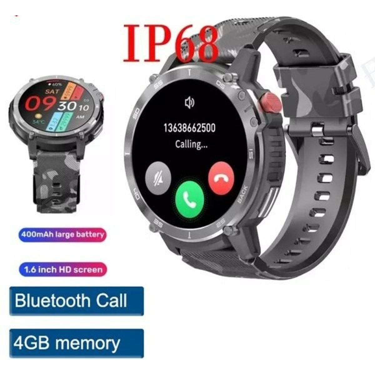 GENERICO - SMARTWATCH  C22 ANTI-IMPACTO MODELO MILITAR