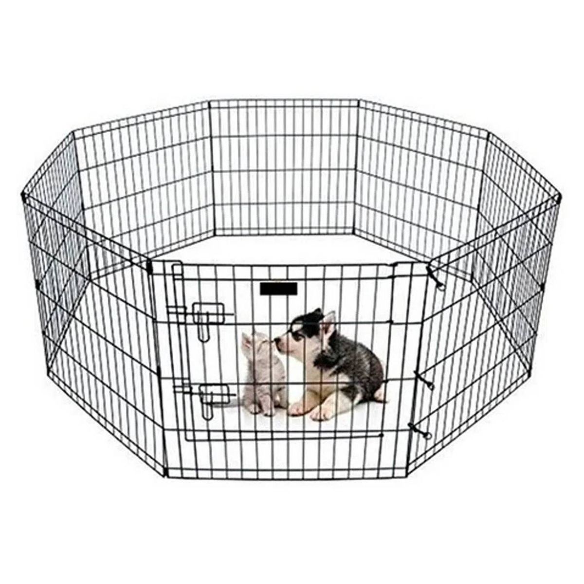 GENERICO - Cerco Corral Reja Para Mascotas y Perros Medianos 60X80