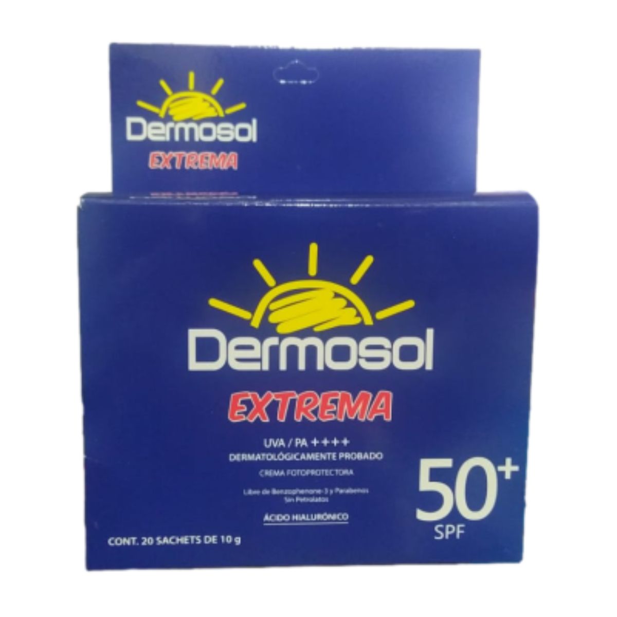 GENERICO - BLOQUEADOR DERMOSOL EXTREMA +50SPF X 20 SACHETS