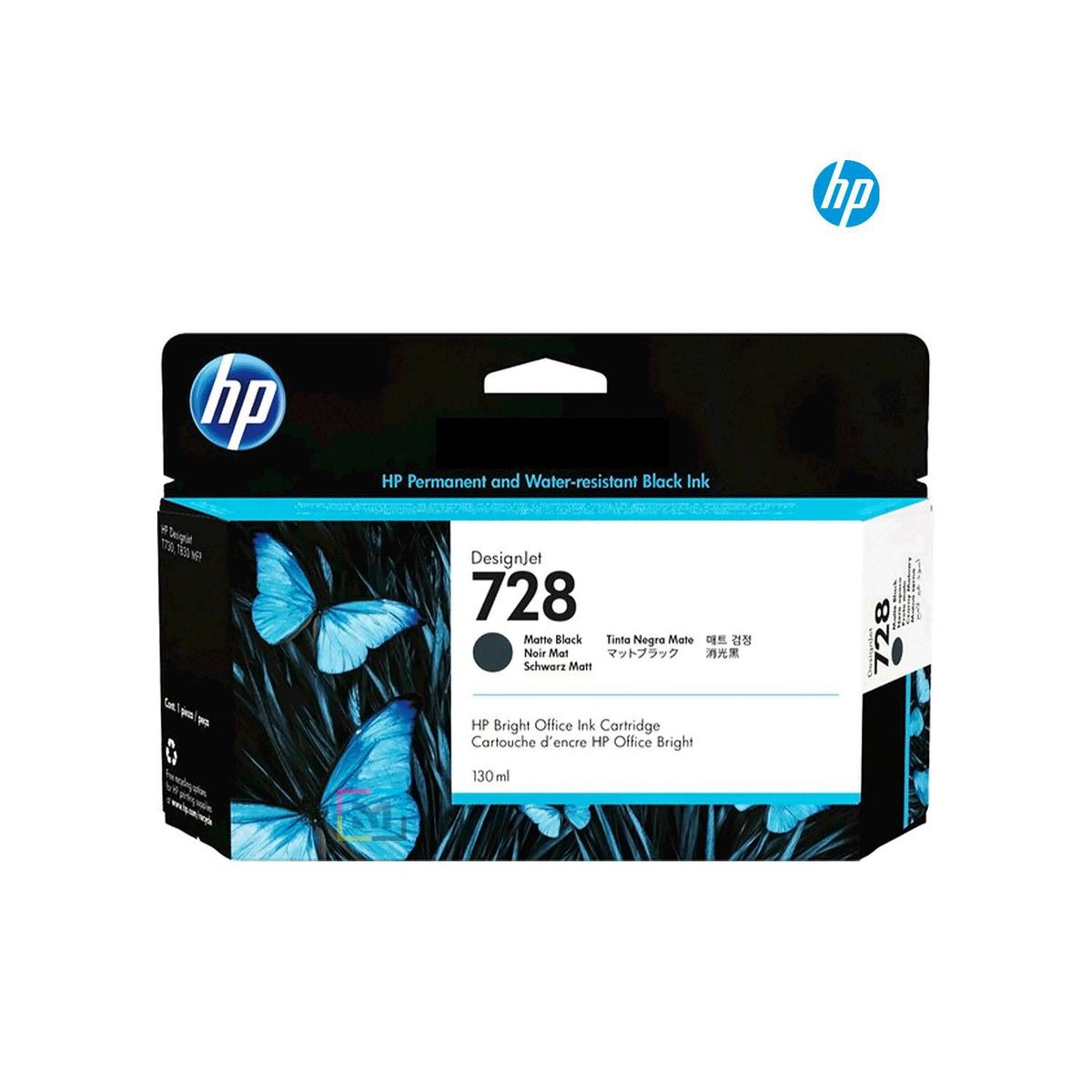 HP - Cartucho HP 728 Negro Mate F9J68A original