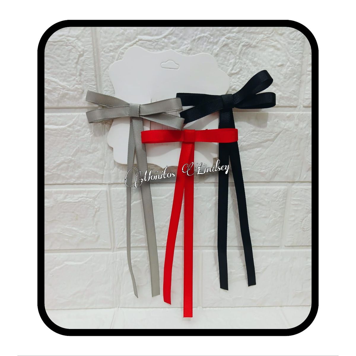 GENERICO - Lazo Coquette x3  - Moñitos Lindsey