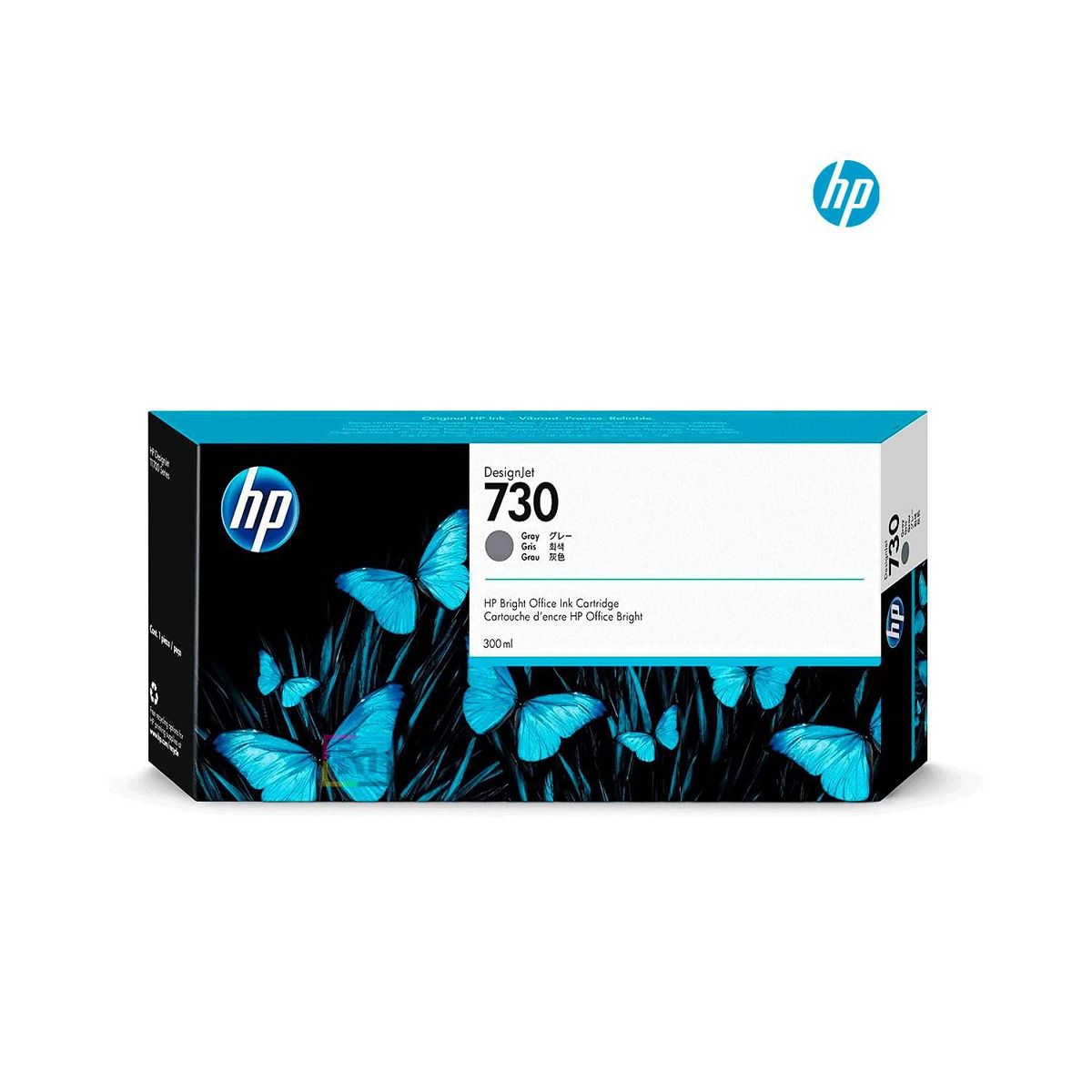HP - Cartucho HP 730 Gris P2V72A original