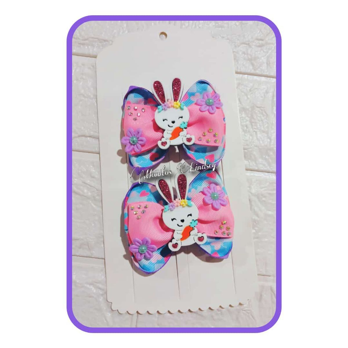 GENERICO - parecitos Conejo - Moñitos Lindsey