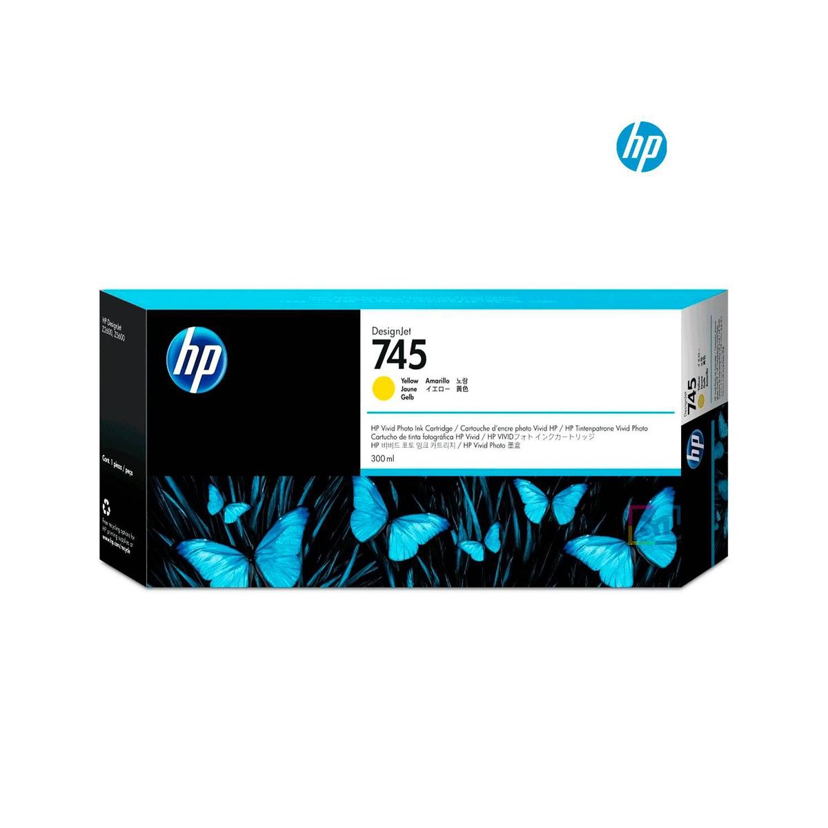 HP - Cartucho HP 745 Amarillo F9K02A original