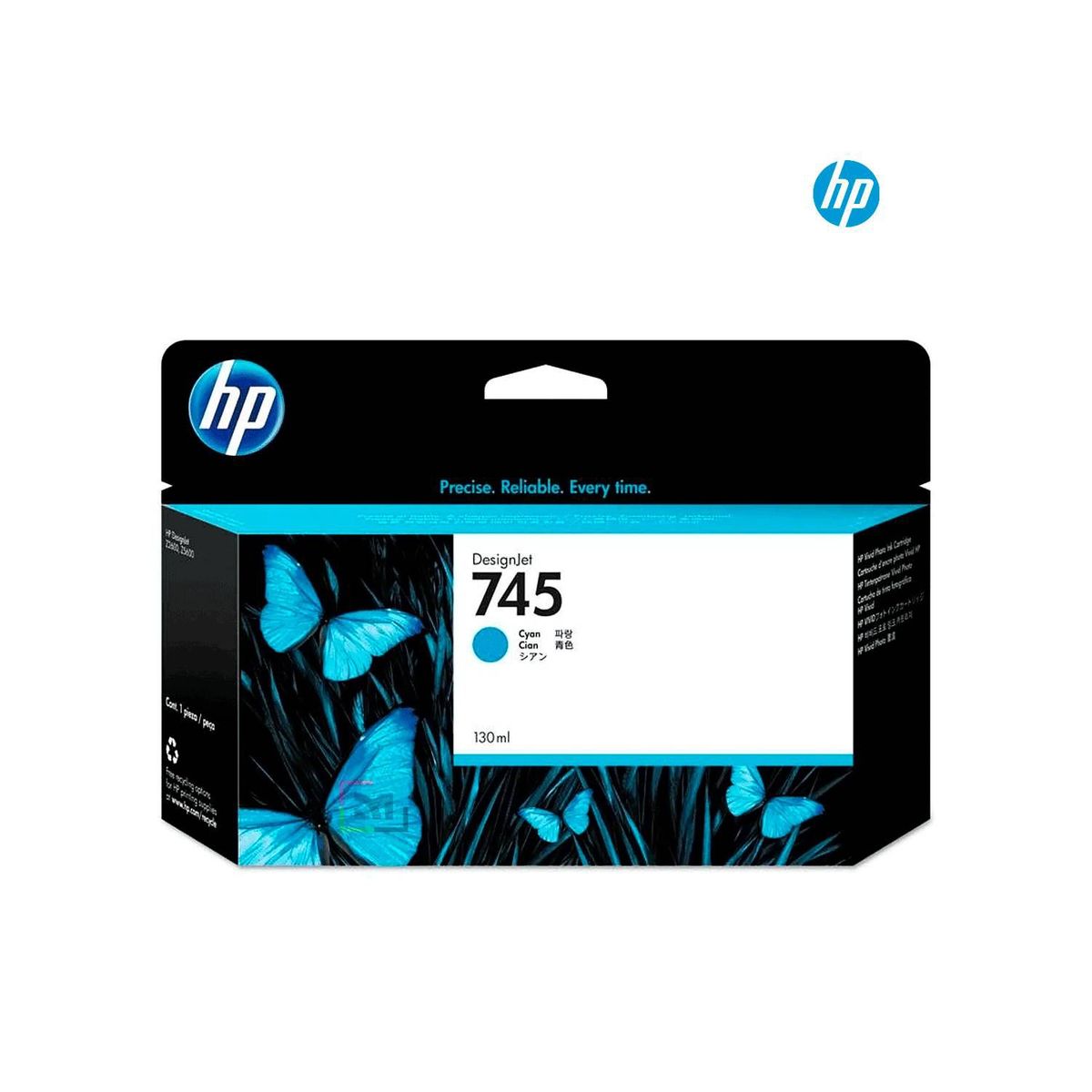 HP - Cartucho HP 745 Cyan F9J97A original