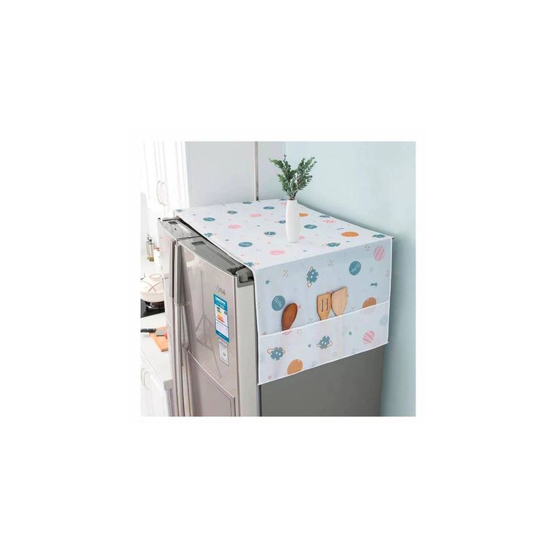 GENERICO - COBERTOR PROTECTOR DE REFRIGERADORA CON BOLSILLO