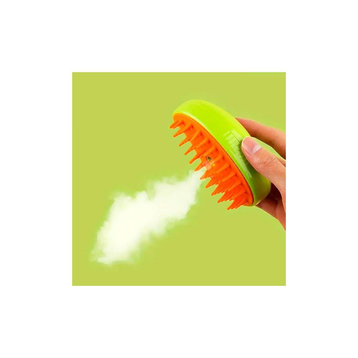 GENERICO - Cepillo de Vapor para Gatos y Perros Quita Pelos recargable