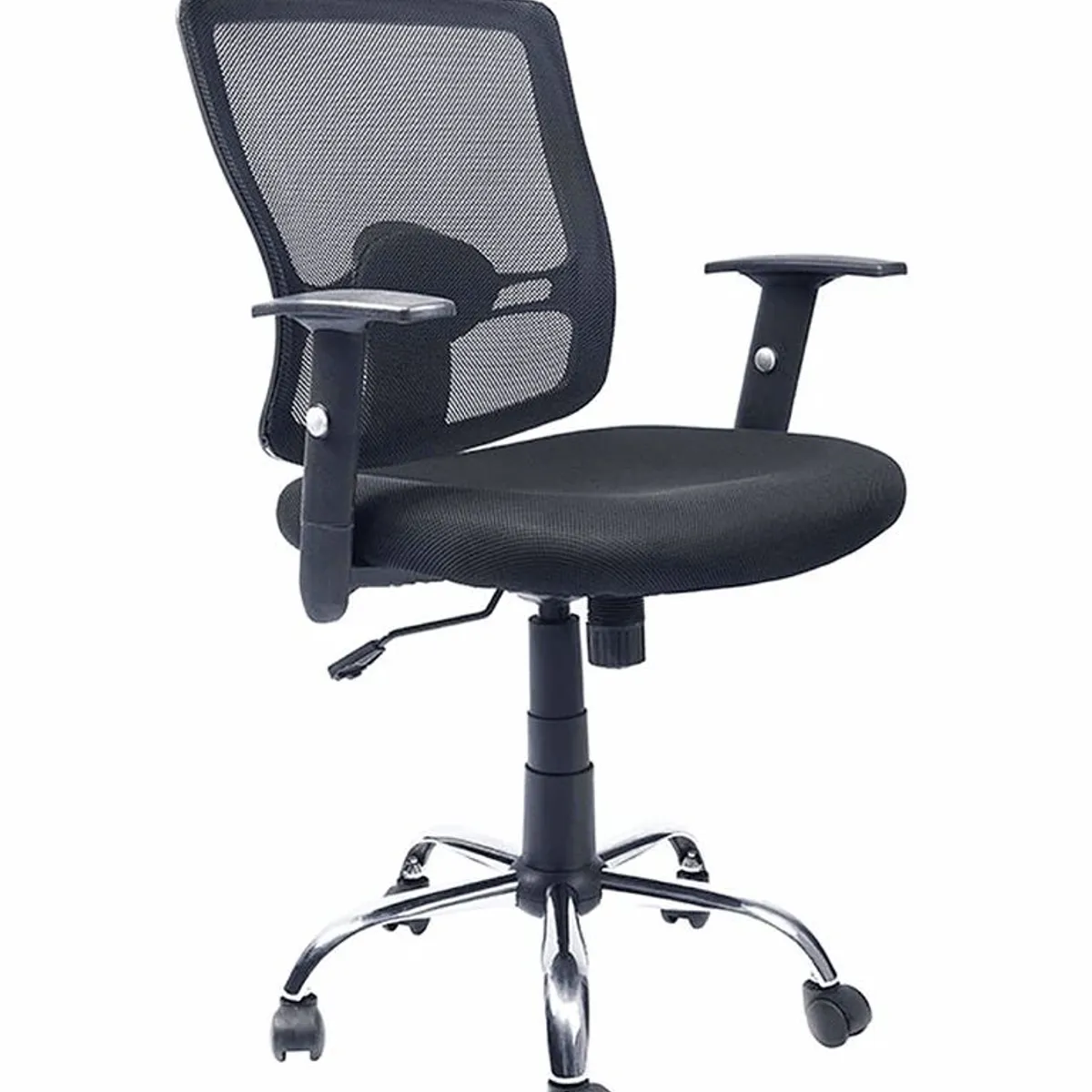 OFIDEAS - Silla Giratoria De Oficina Negra Euro Ofideas