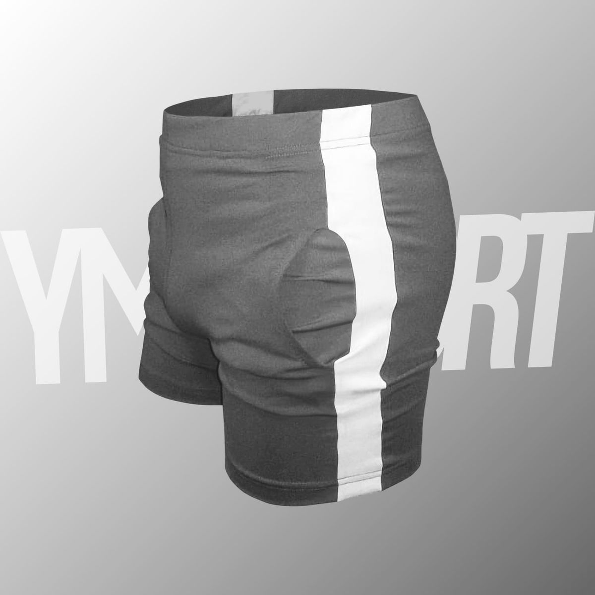 YML SPORT - Short de Entrenamiento Hombre - Short GYM Plomo - YML SPORT
