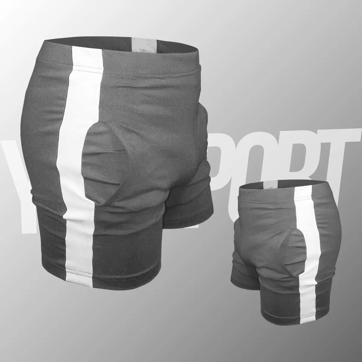 YML SPORT - Short de Entrenamiento Hombre - Short GYM Plomo - YML SPORT