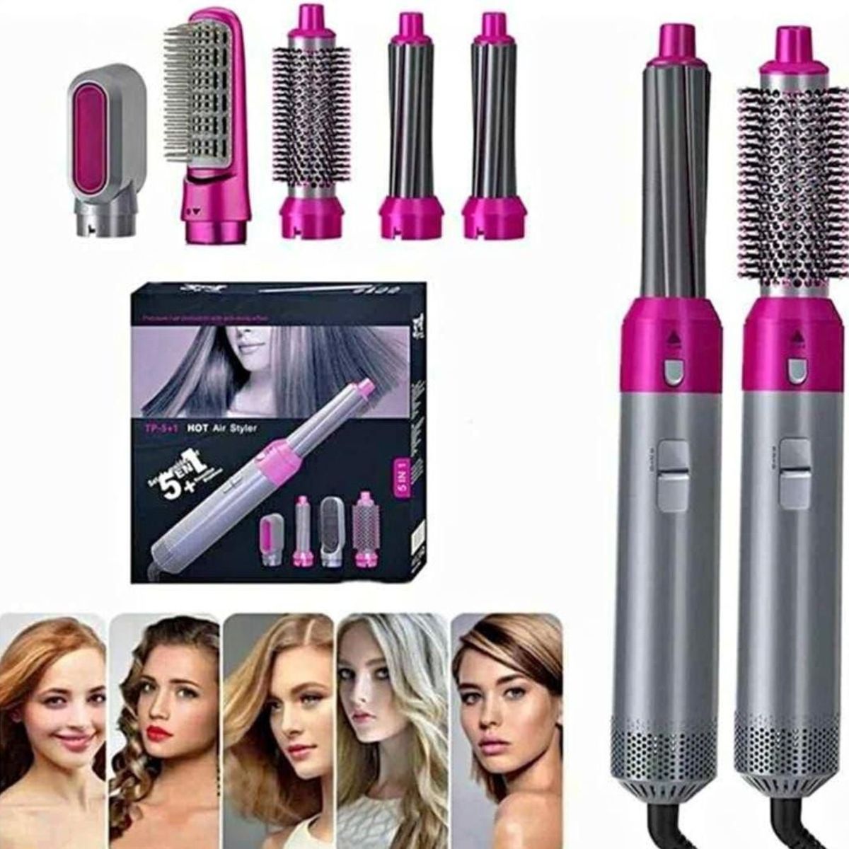 GENERICO - CEPILLO SECADOR 5 EN 1