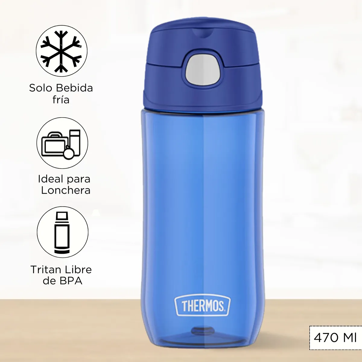 THERMOS - Tomatodo para niños FUN 470 Ml Azul