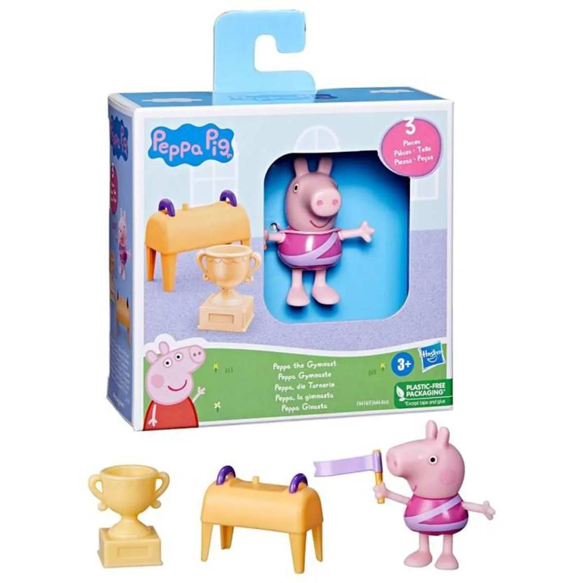 PEPPA PIG - Peppa Pig Gimnasta con Accesorios 6 cm
