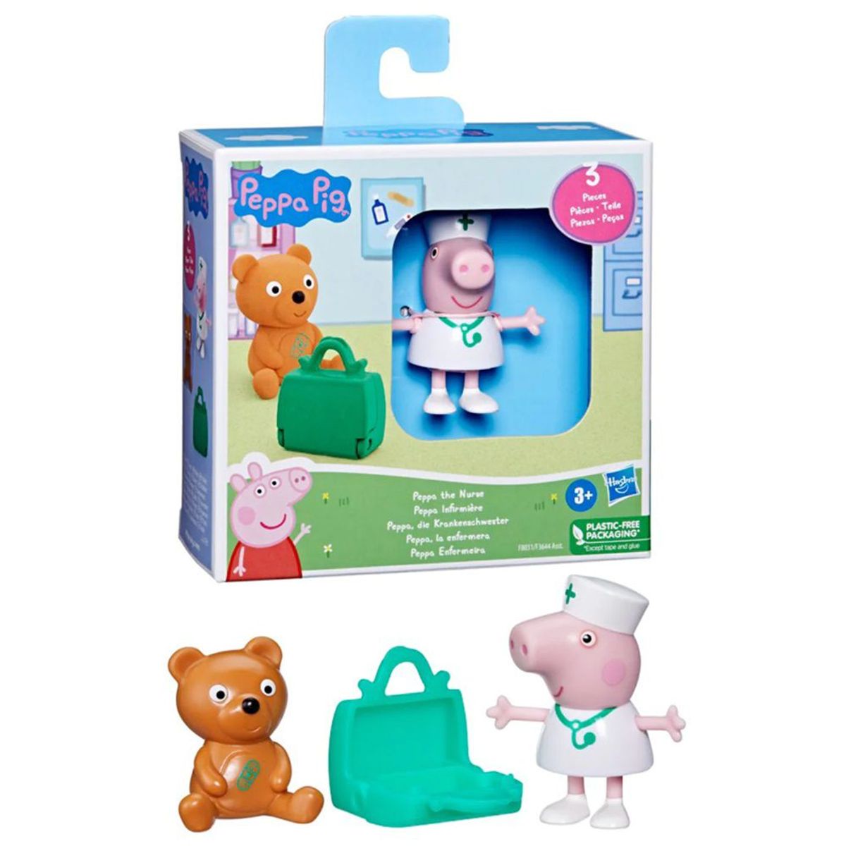 PEPPA PIG - Peppa Pig Enfermera con Accesorios 6 cm