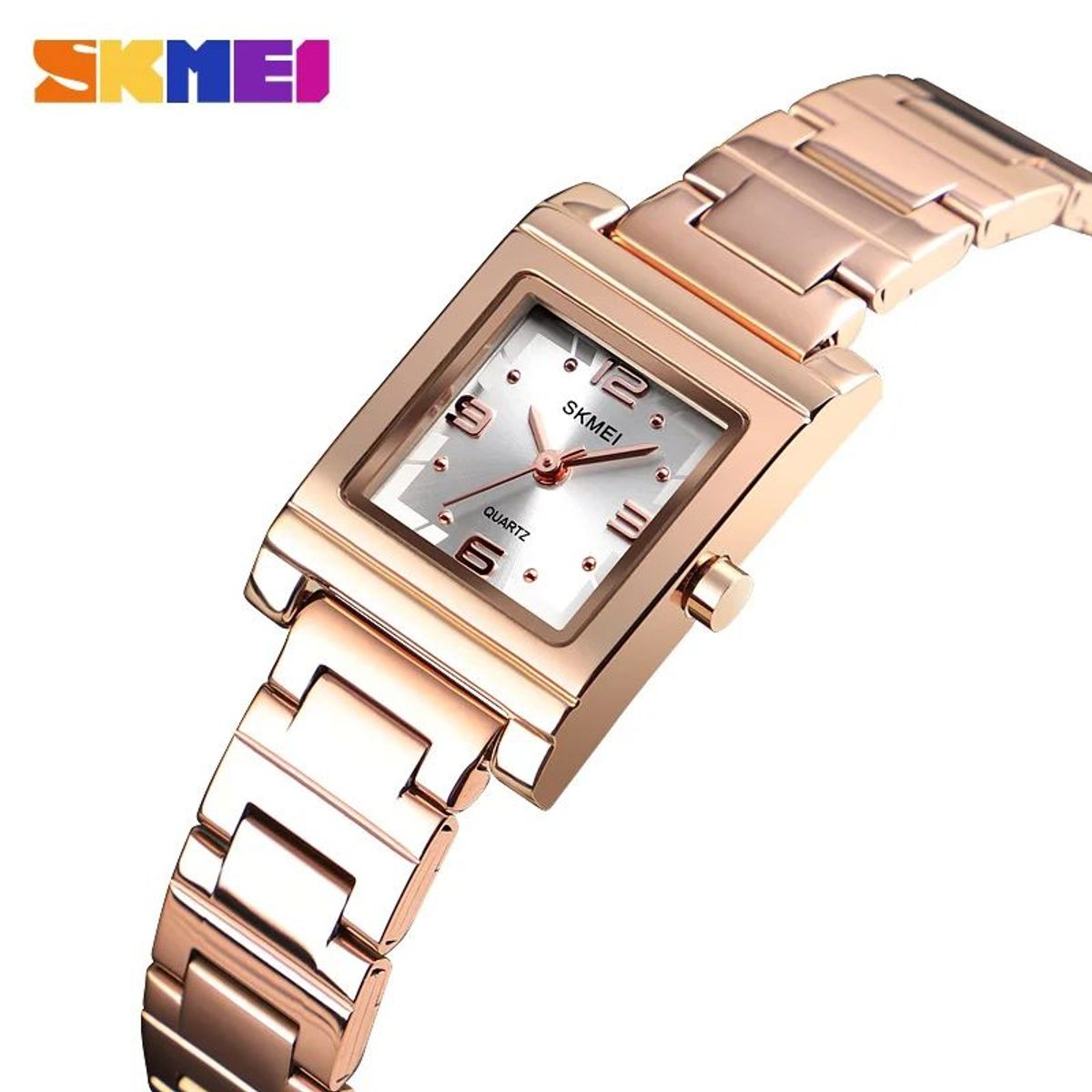 SKMEI - RELOJ SKMEI 1388 ORO ROSA CORREA ACERO PARA MUJER
