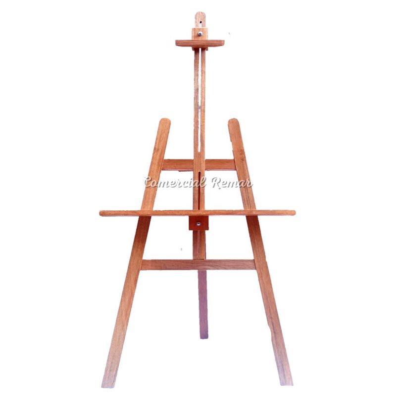 GENERICO - Caballete de Madera 1.75 m Profesional Tripode Pizarra Arte