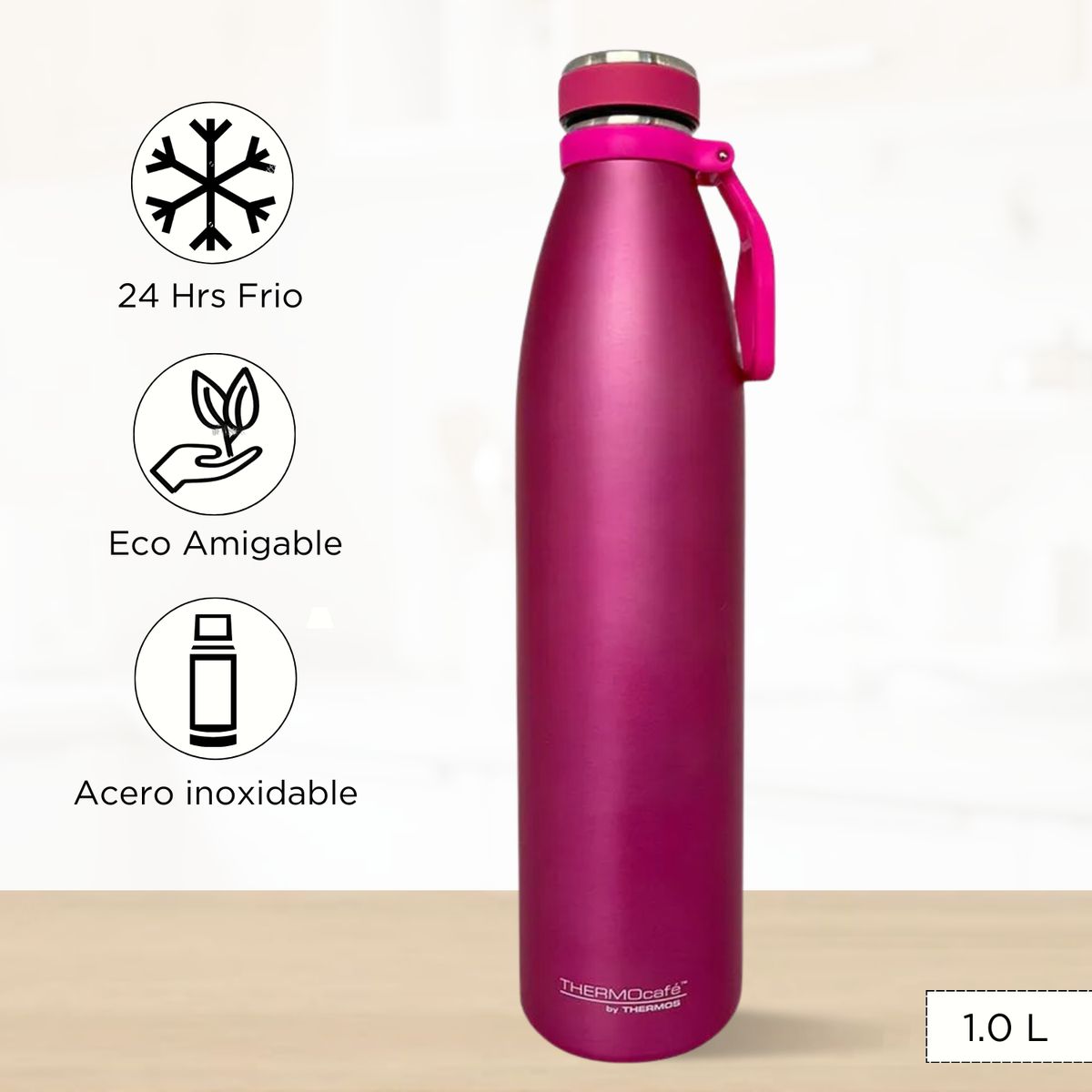 THERMOS - Tomatodo Termico Moray 1 Lt Rosado