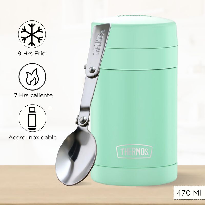 THERMOS - Termo de Comida para Niños FOOD 470 Ml Verde