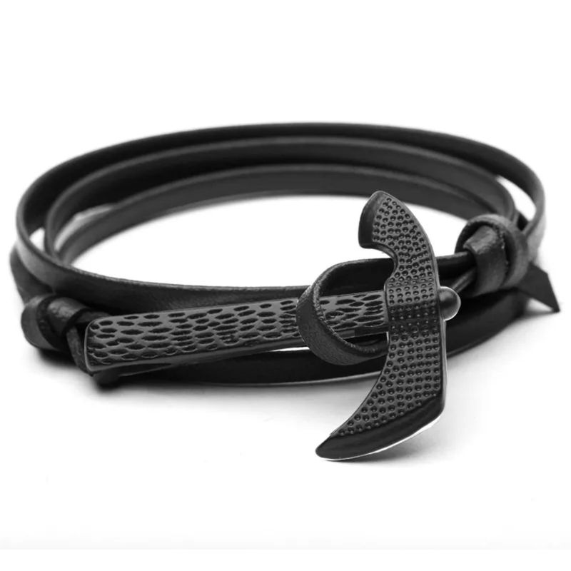 GENERICO - Pulsera para hombre diseño  con Hacha de Poliéster - diseño elegante
