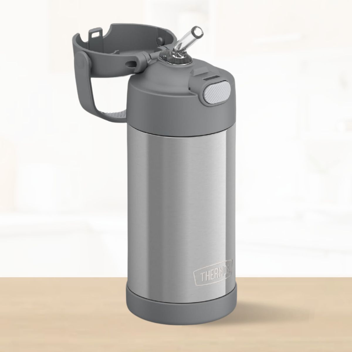 THERMOS - Tomatodo Termico para Niños Funtainer 355 Ml Gris