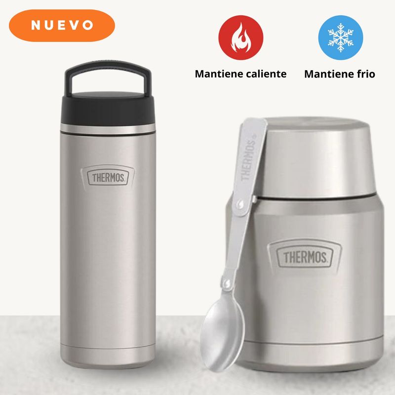 THERMOS - PACK ICON TERMO PARA ALIMENTO Y BEBIDA 710ML GRIS
