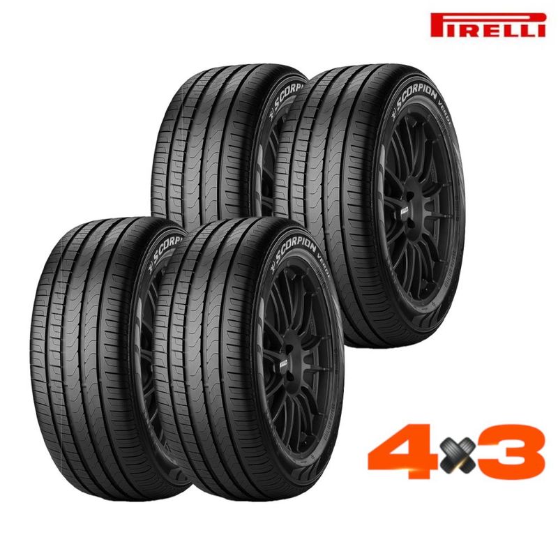 PIRELLI - 4x3 Llantas Pirelli Scorpion Verde 25540R19 96H