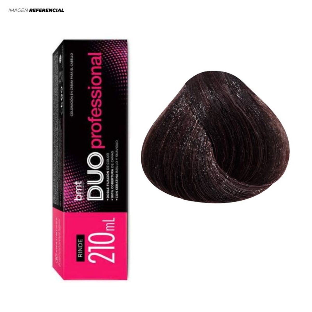 GENERICO - BMT Duo Profesional Tinte 55 Castaño Claro Caoba