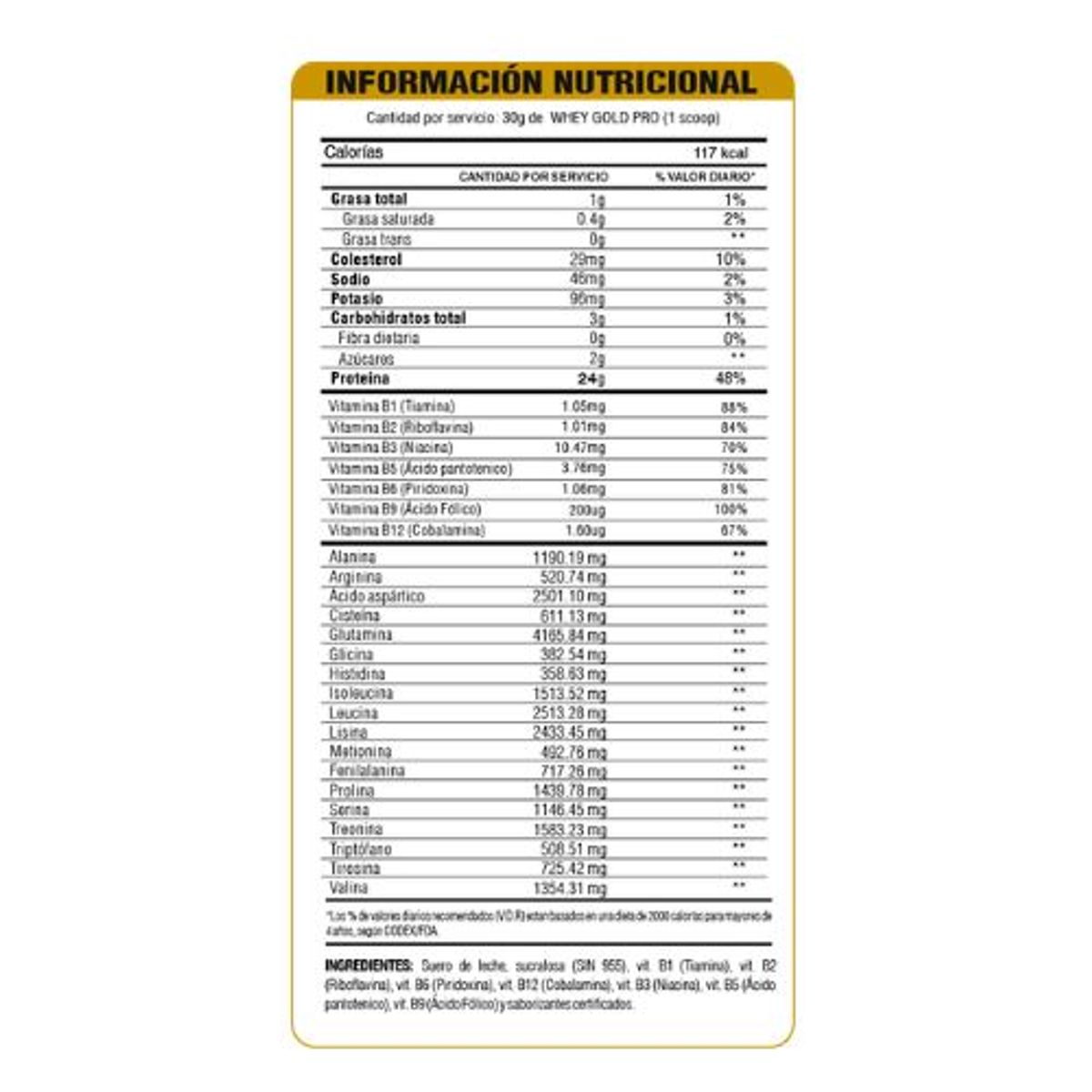 LEVEL PRO - Whey Gold Pro 6.6 LB Rich Chocolate