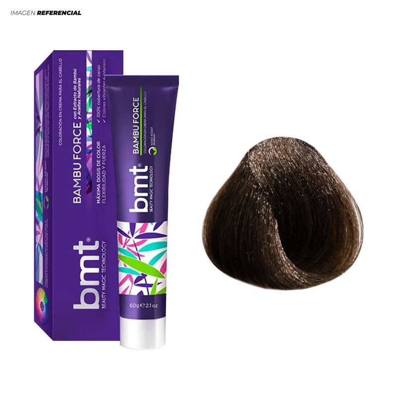 GENERICO - BMT Bambú Forcé Tinte 7-2 Rubio Medio irisado