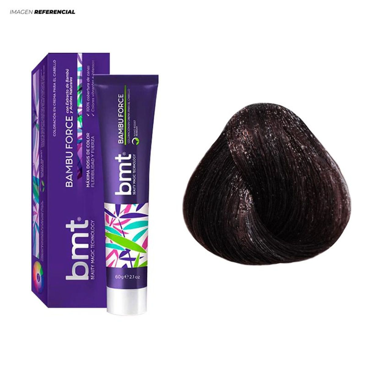 GENERICO - BMT Bambú Forcé Tinte 4-5 Castaño Medio Caoba