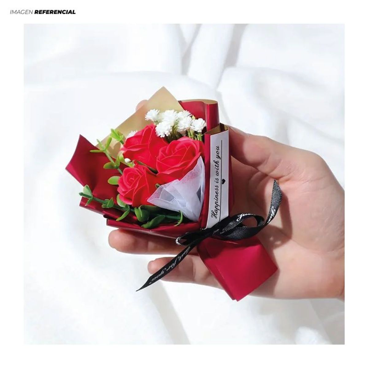 GENERICO - Ramo de Flores de Jabón con Diseño