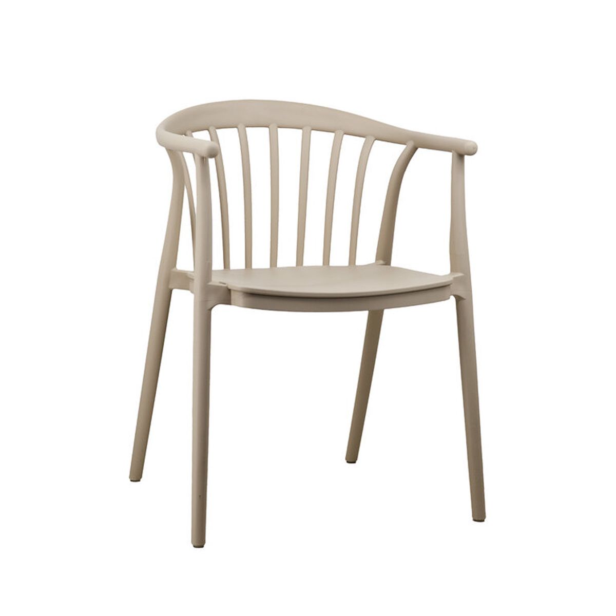 NIHM - Silla de Comedor de Polipropileno Vima Beige