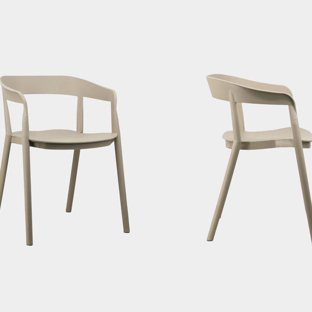 NIHM - Silla de Comedor Tayrona de Polipropileno Beige