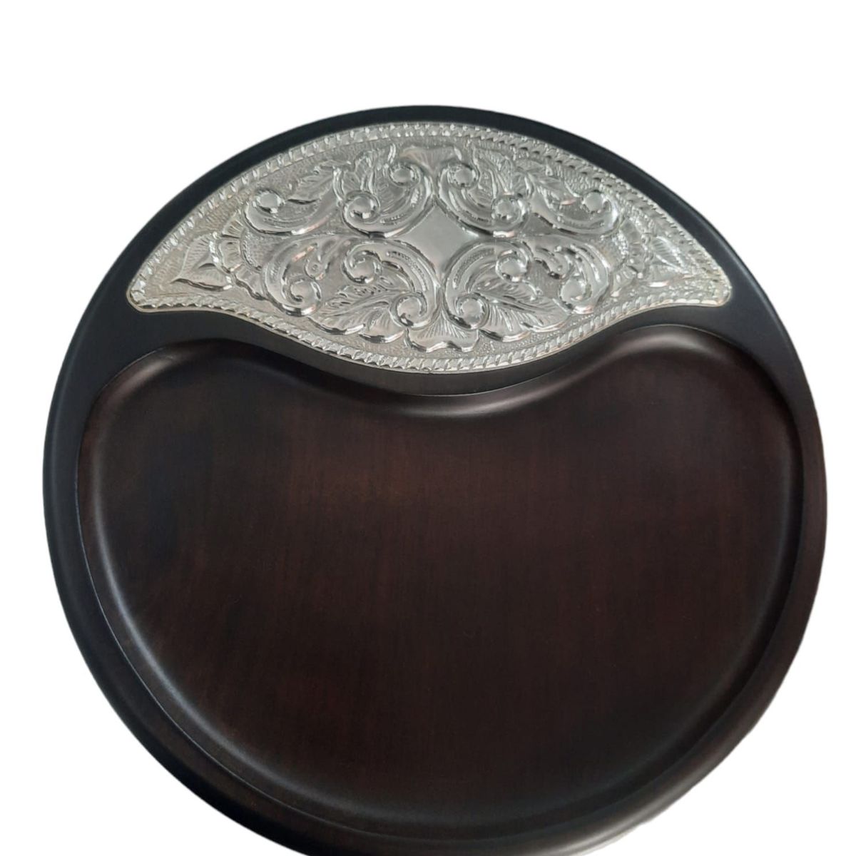 PERUVIANE - Plato para piqueos de madera con diseño de plat..950 de 20 cm