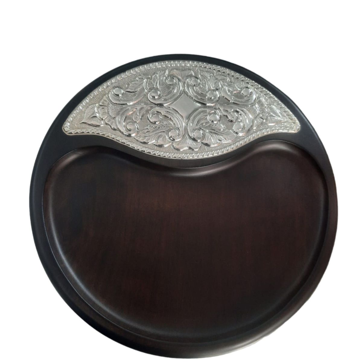 PERUVIANE - Plato para piqueos de madera con diseño de plat..950 de 20 cm