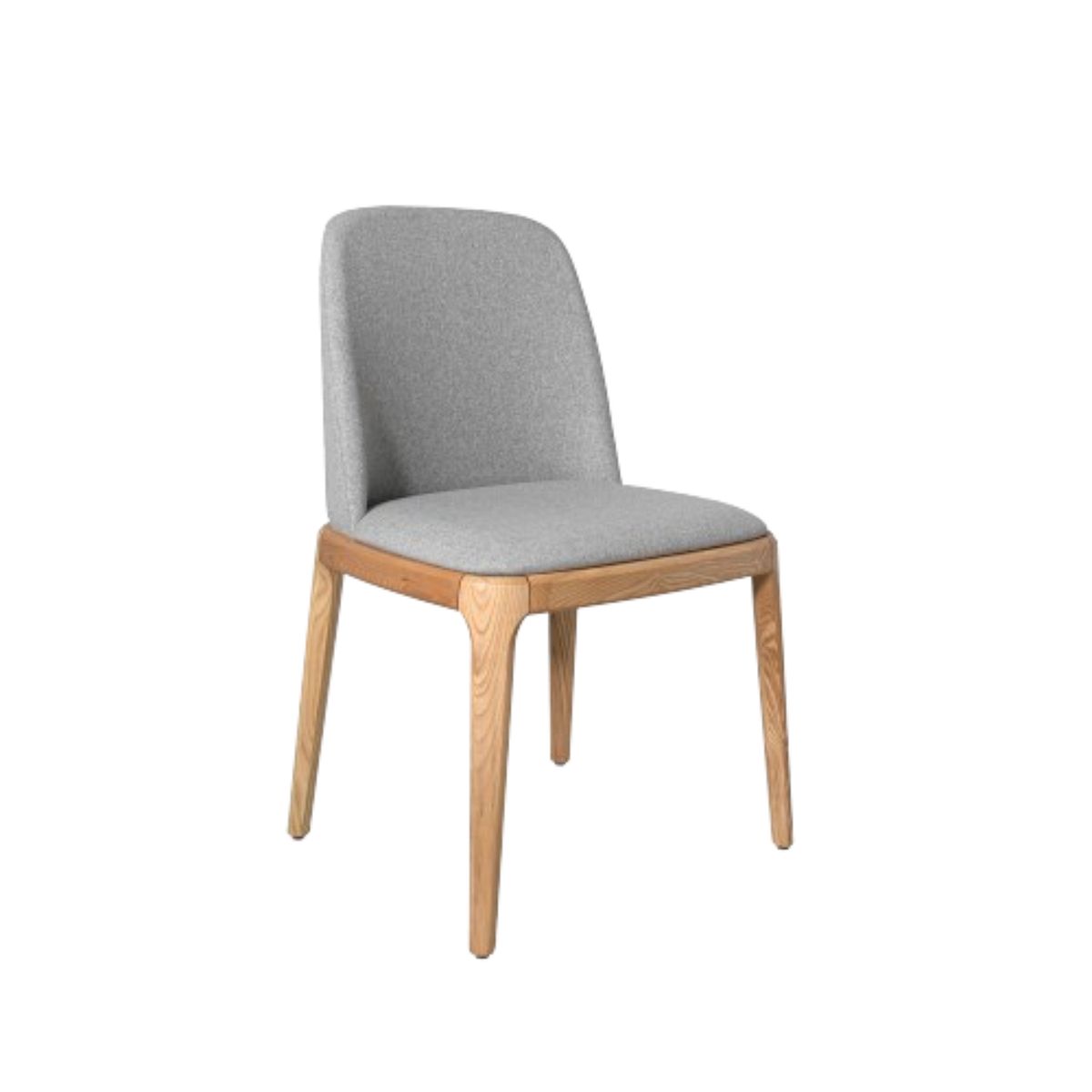 NIHM - Silla de Comedor Mirat de Madera Natural