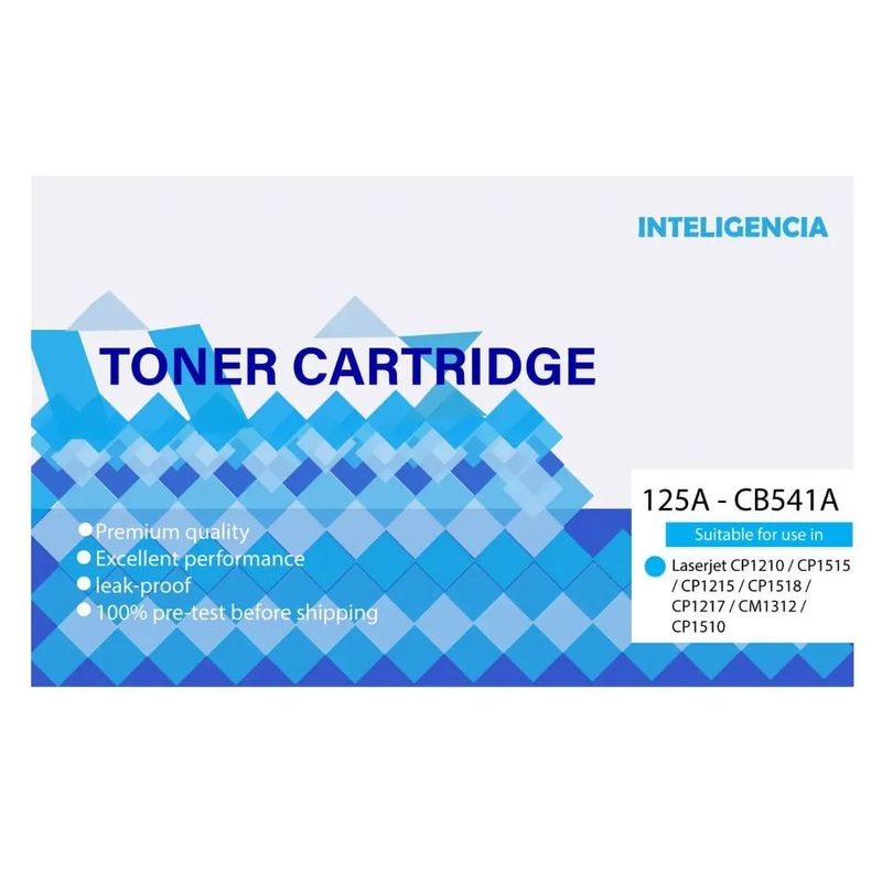UNIVERSAL - Tóner HP 125A Cian CB541A Compatible
