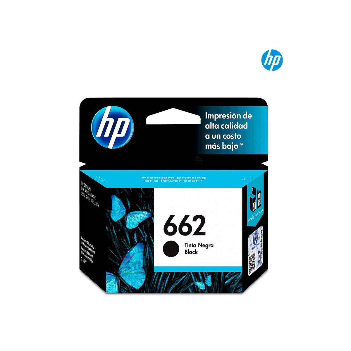 HP - Cartucho HP 662 Negro CZ103AL original