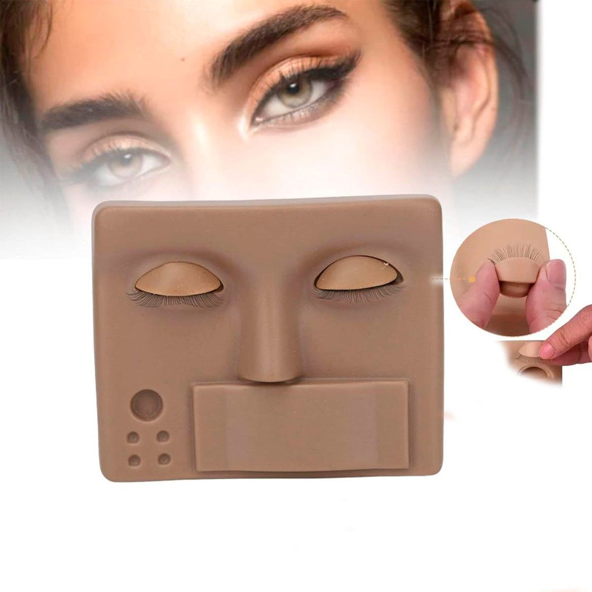 GENERICO - Cabeza de maniquí de Pestañas