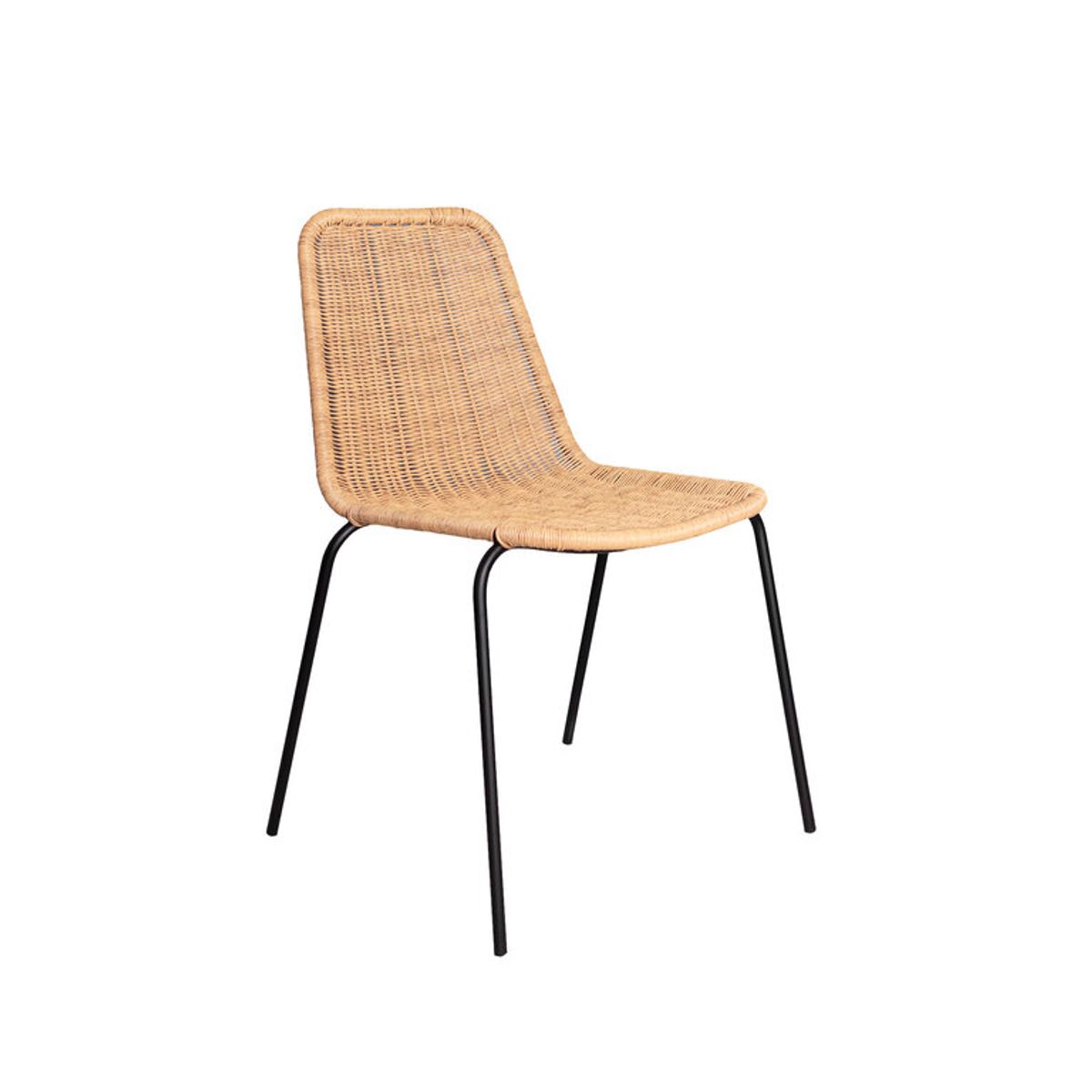 NIHM - Silla de Comedor Ringo de Rattan Natural