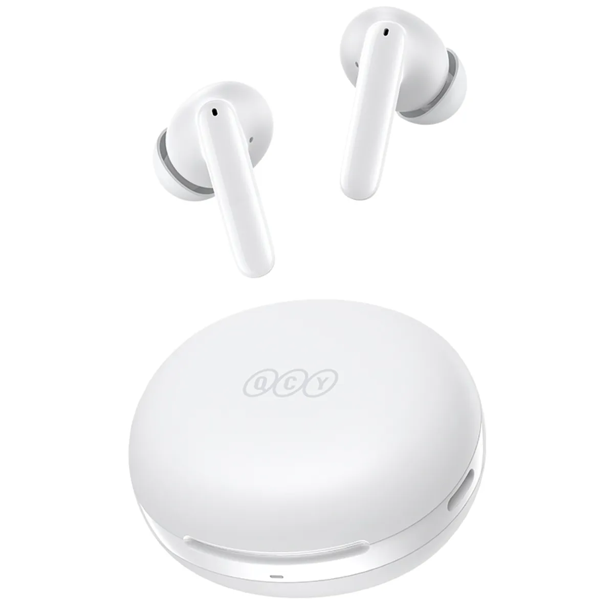 QCY - Audífonos Bluetooth QCY T13 ANC2 Con Cancelación de Ruido 28dB Blanco