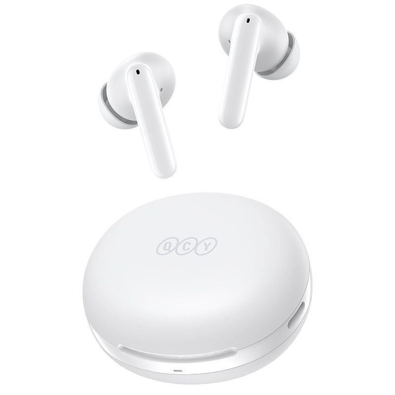 QCY - Audífonos Bluetooth QCY T13 ANC2 Con Cancelación de Ruido 28dB Blanco