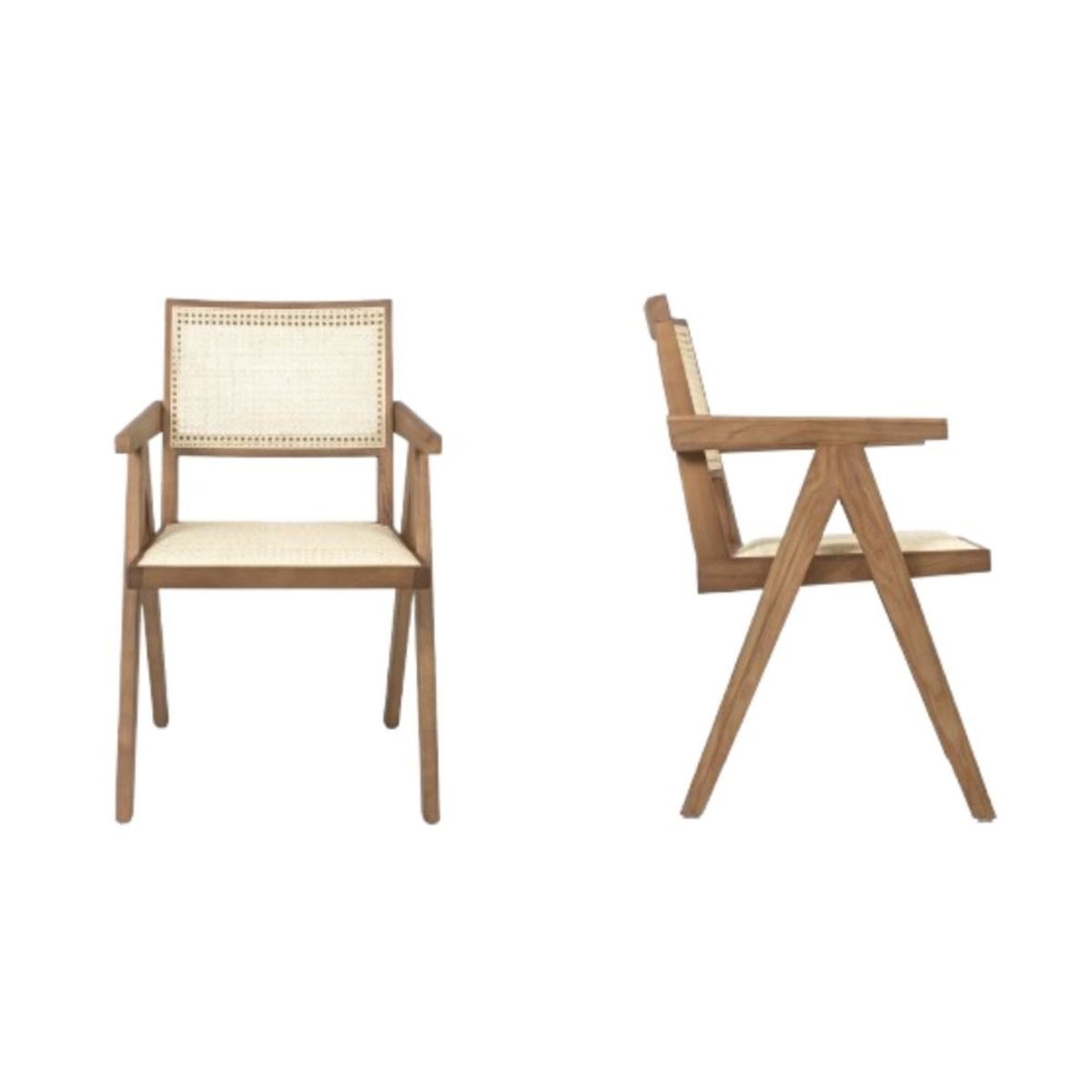 NIHM - Silla de Comedor Sandama de Madera Walnut