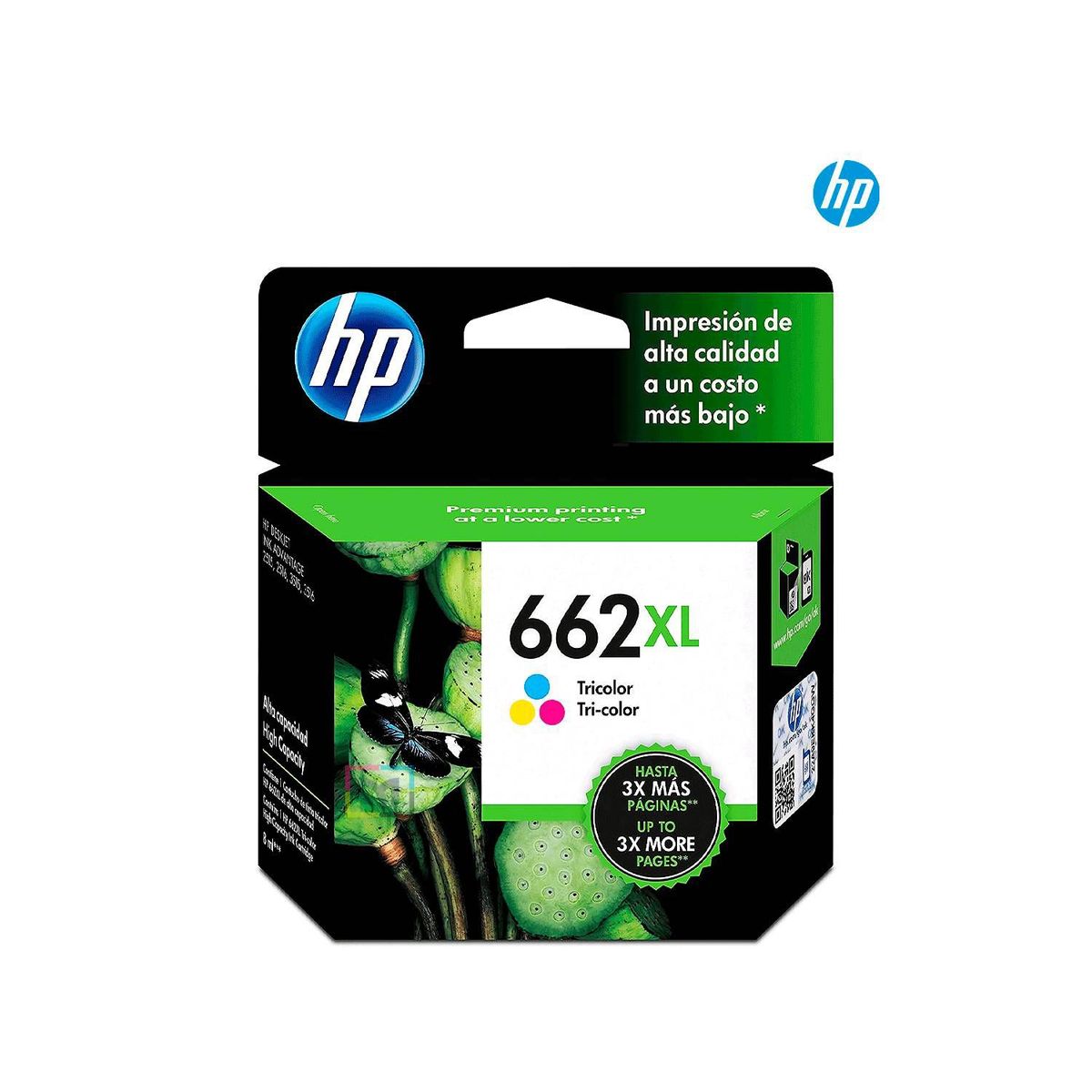 HP - Cartucho HP 662XL Tricolor CZ106AL original